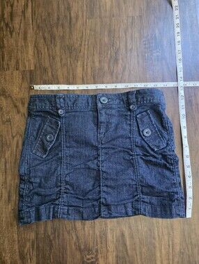 Miley Cyrus Max Azria Denim Scruch Skirt NEW Size 5